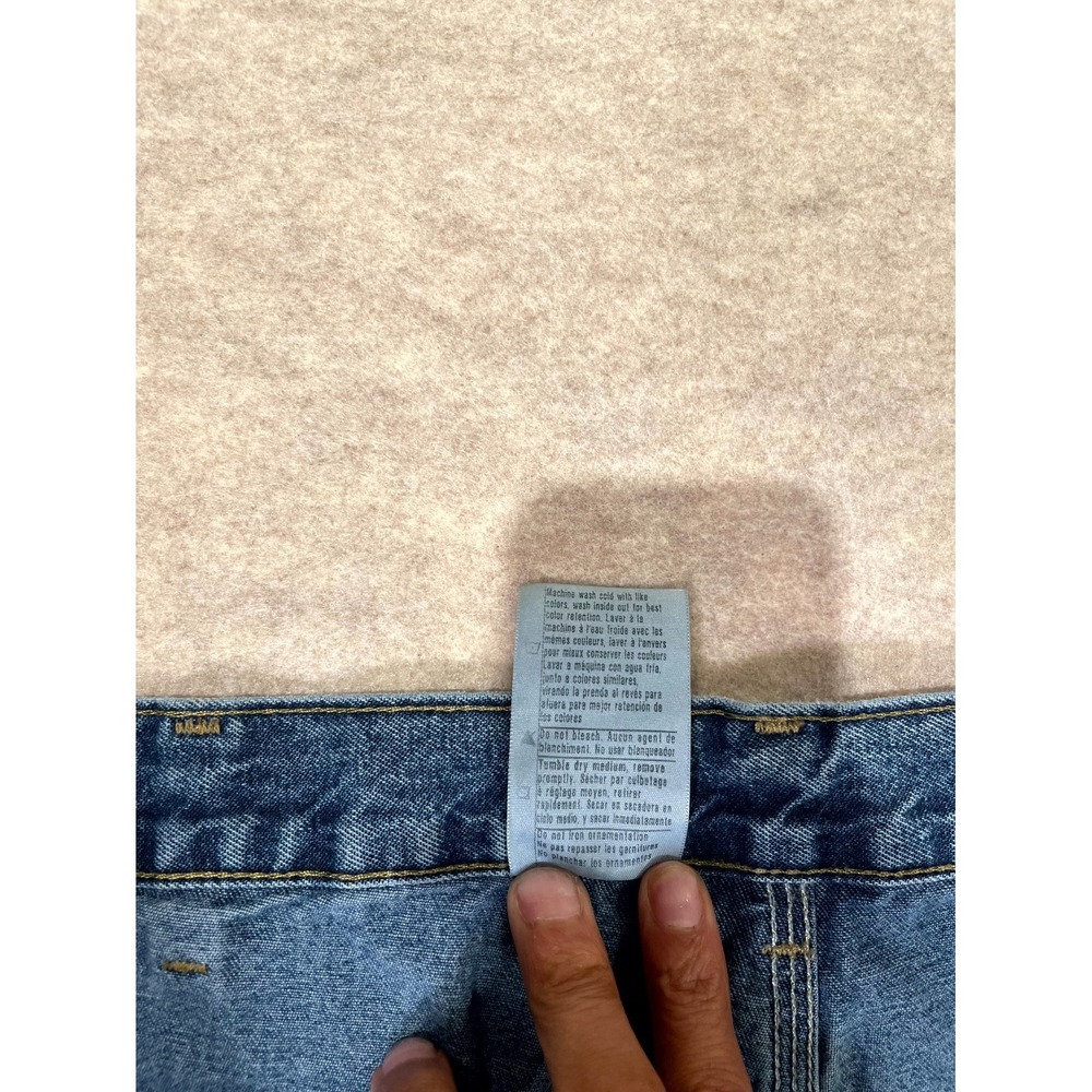 Carhartt Authentic Loose Original Fit Carpenter Work Jeans Mens 40x30 Blue Denim - Picture 6 of 16